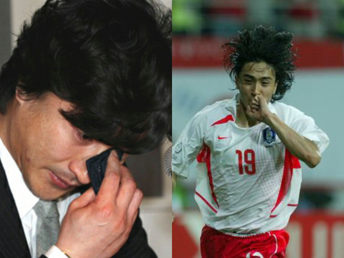 Ahn Jung Hwan bị mafia Ý dọa giết sau khi ghi bàn thắng vàng loại đội tuyển Ý khỏi World Cup 2002. Ảnh: Naver