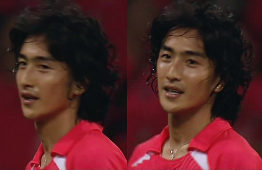 Thời hoàng kim, Ahn Jung Hwan sở hữu visual chuẩn nam thần, thu hút được lượng fan khủng nhờ diện mạo điển trai. Ảnh: Nate