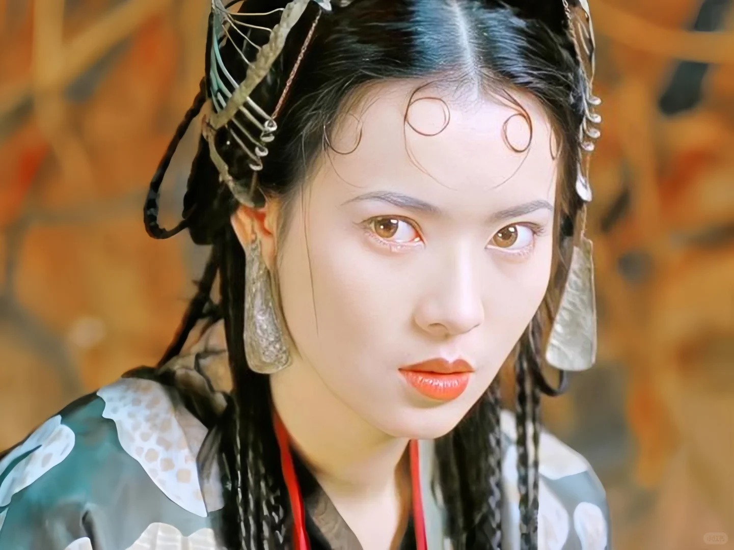 Cô được đánh giá là nhện tinh đẹp nhất trên màn ảnh Hoa ngữ. Ảnh: Xiaohongshu.