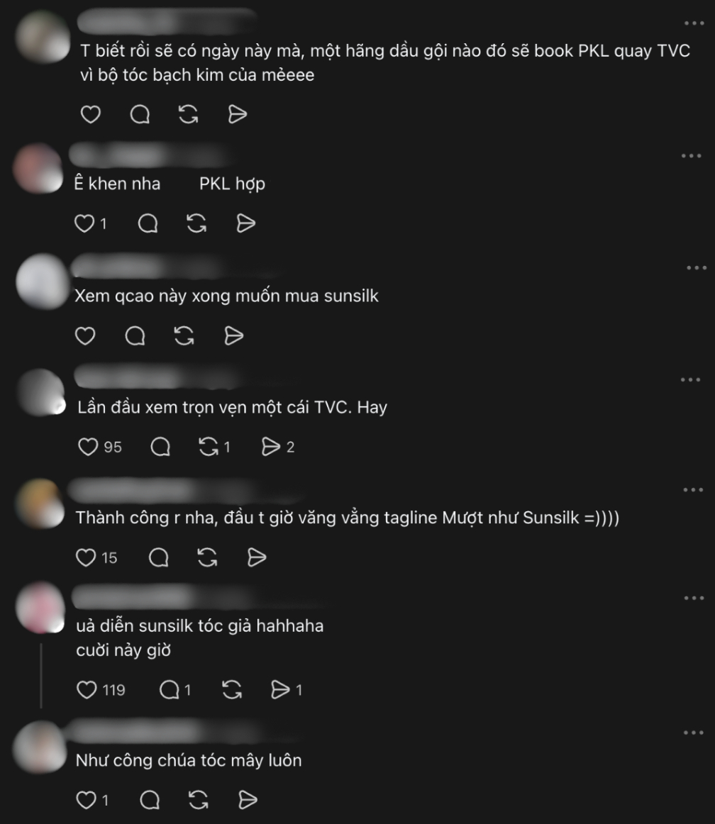 Phản ứng tích cực và nồng nhiệt của công chúng trước màn kết hợp thú vị này (Ảnh chụp màn hình).