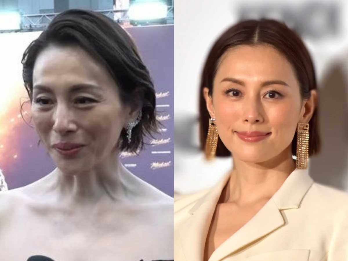 Ryoko Yonekura vừa tham dự buổi công chiếu bộ phim Michael ở Đức. Xuất hiện trên thảm đỏ, cô gây xôn xao với gương mặt tiều tụy, già nua, trông khác xa với hình ảnh thường thấy trước đây (hình phải). Ảnh: Kbizoom