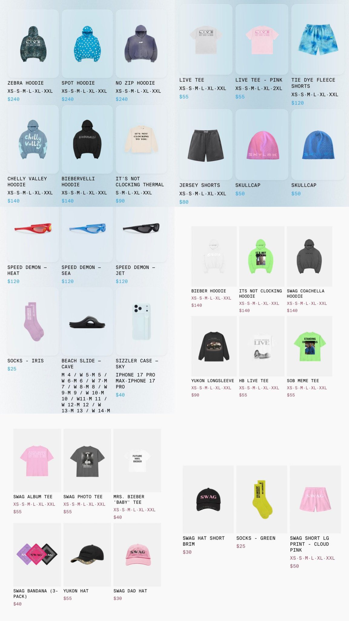 Chê thì cứ chê, Justin Bieber lập kỷ lục thu về 132 tỷ đồng từ việc bán quần áo ở Coachella