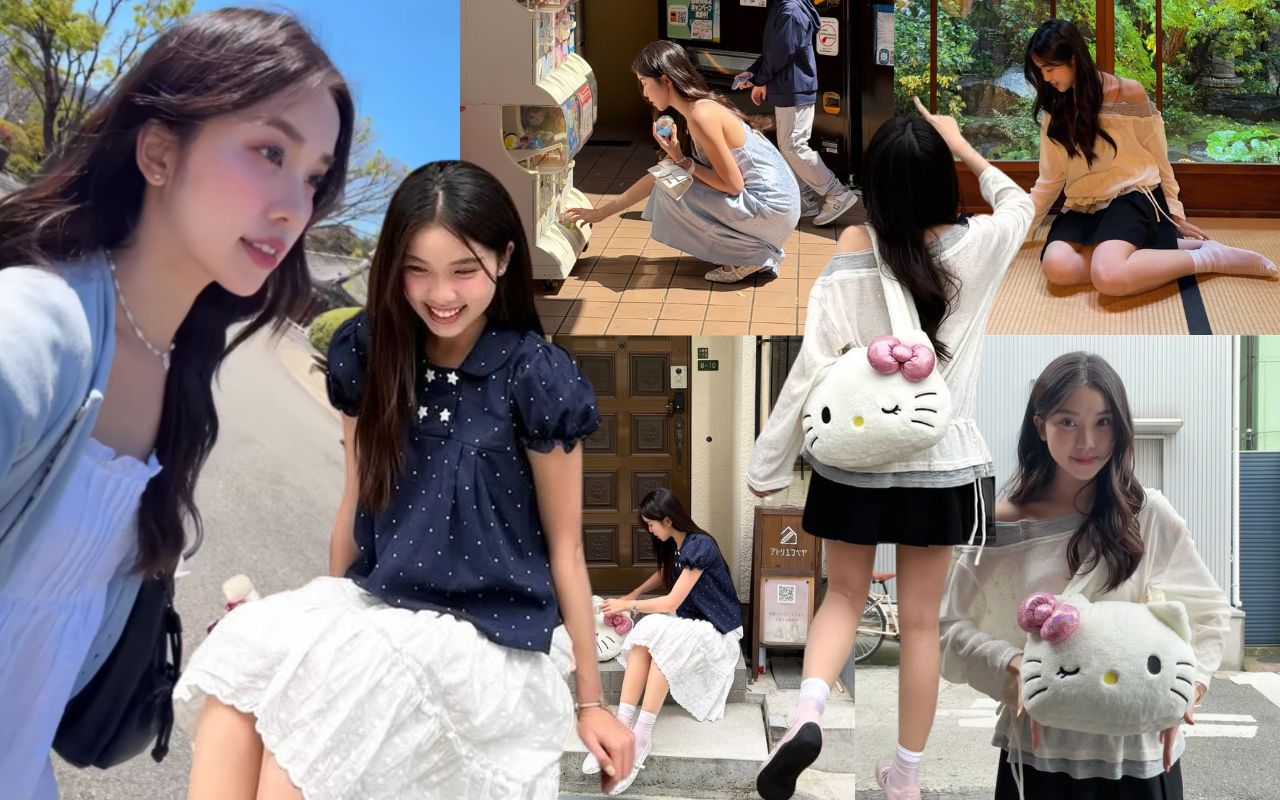 Hà Vi diện toàn outfit xinh tươi nịnh mắt khi du lịch tại Nhật Bản