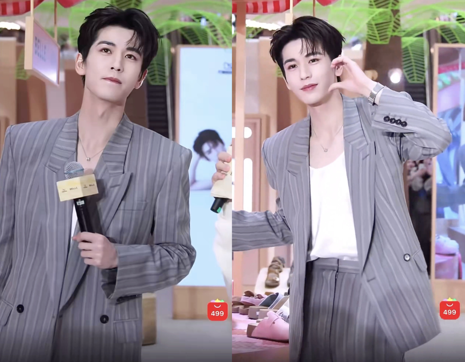 Sự kiện thời trang dường như là nơi Trương Lăng Hách thoải mái nhất để thể hiện điểm mạnh visual.