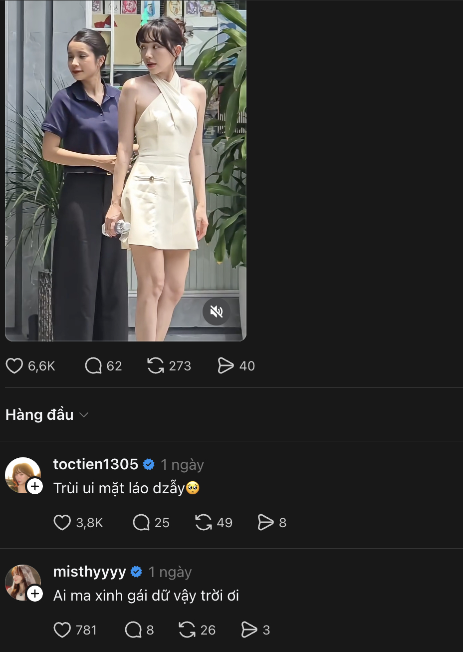   Nữ ca sĩ cũng vào đoạn clip để lại nhận xét biểu cảm của mình trong clip  