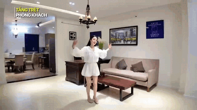 Khu vực bếp liền kề phòng khách