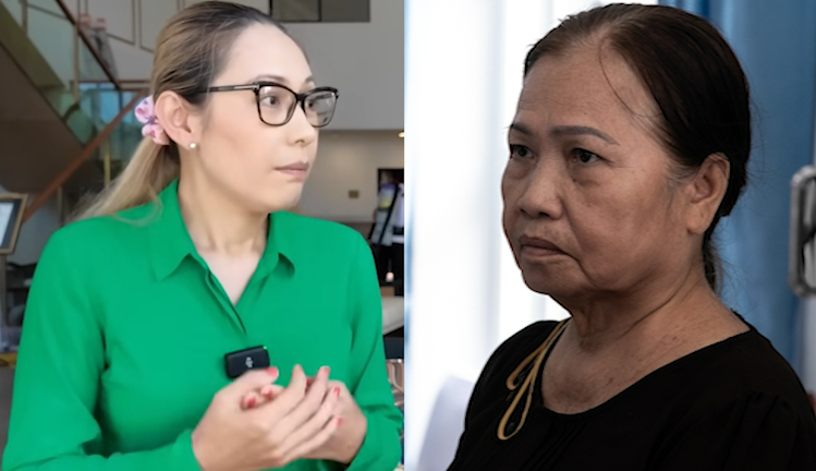   Hoa hậu Bình Phương - bà xã Đức tiến thông báo phiên toà phúc thẩm ngày 21/4 đã bị hoãn. Ảnh: Tổng hợp  