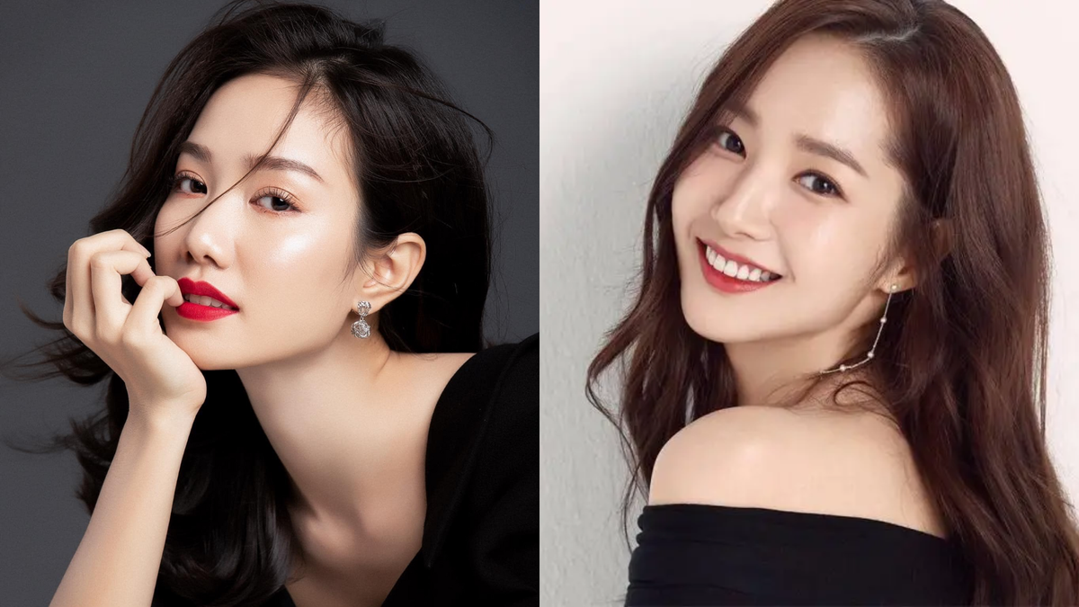 Park Min Young (phải) là một biểu tượng nhan sắc của xứ Hàn khi nói về những trường hợp PTTM thành công nhất.
