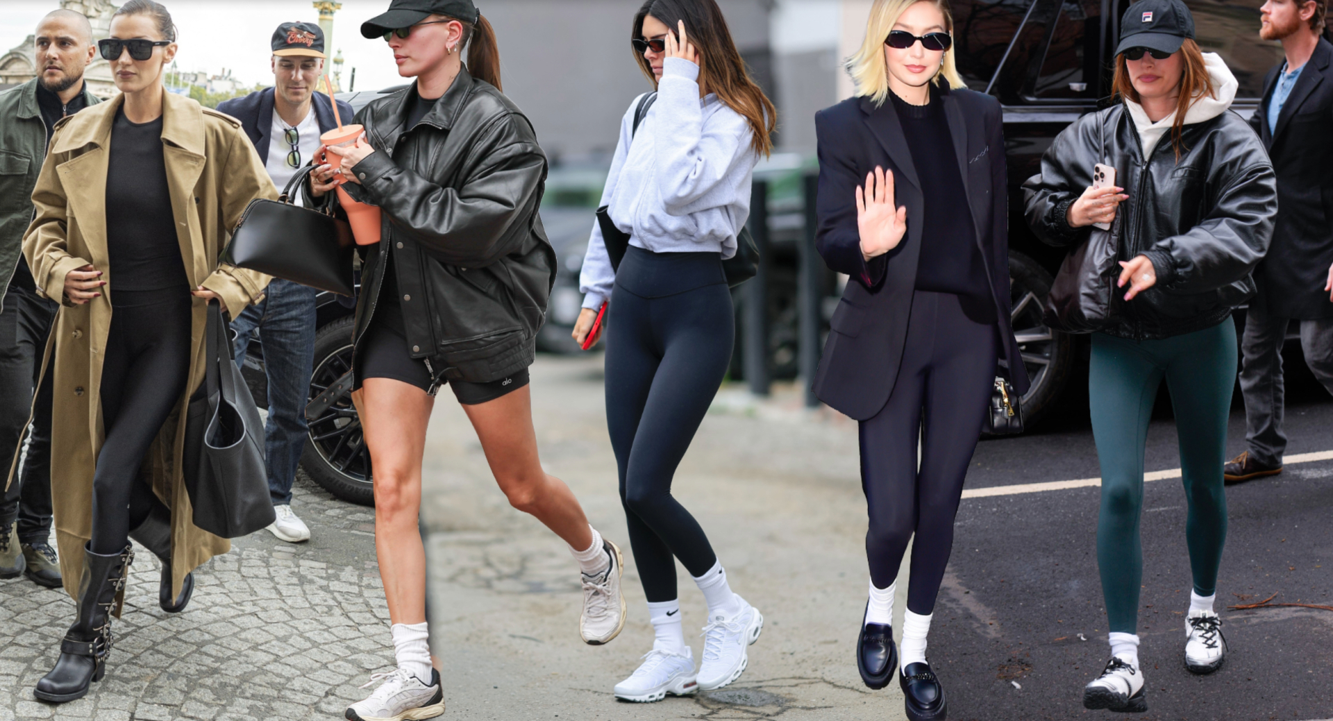  Không chỉ trong campaign chính thức của hãng, Alo Yoga còn được nhiều IT girl đình đám diện khi đi dạo phố. Ảnh: Marie Claire