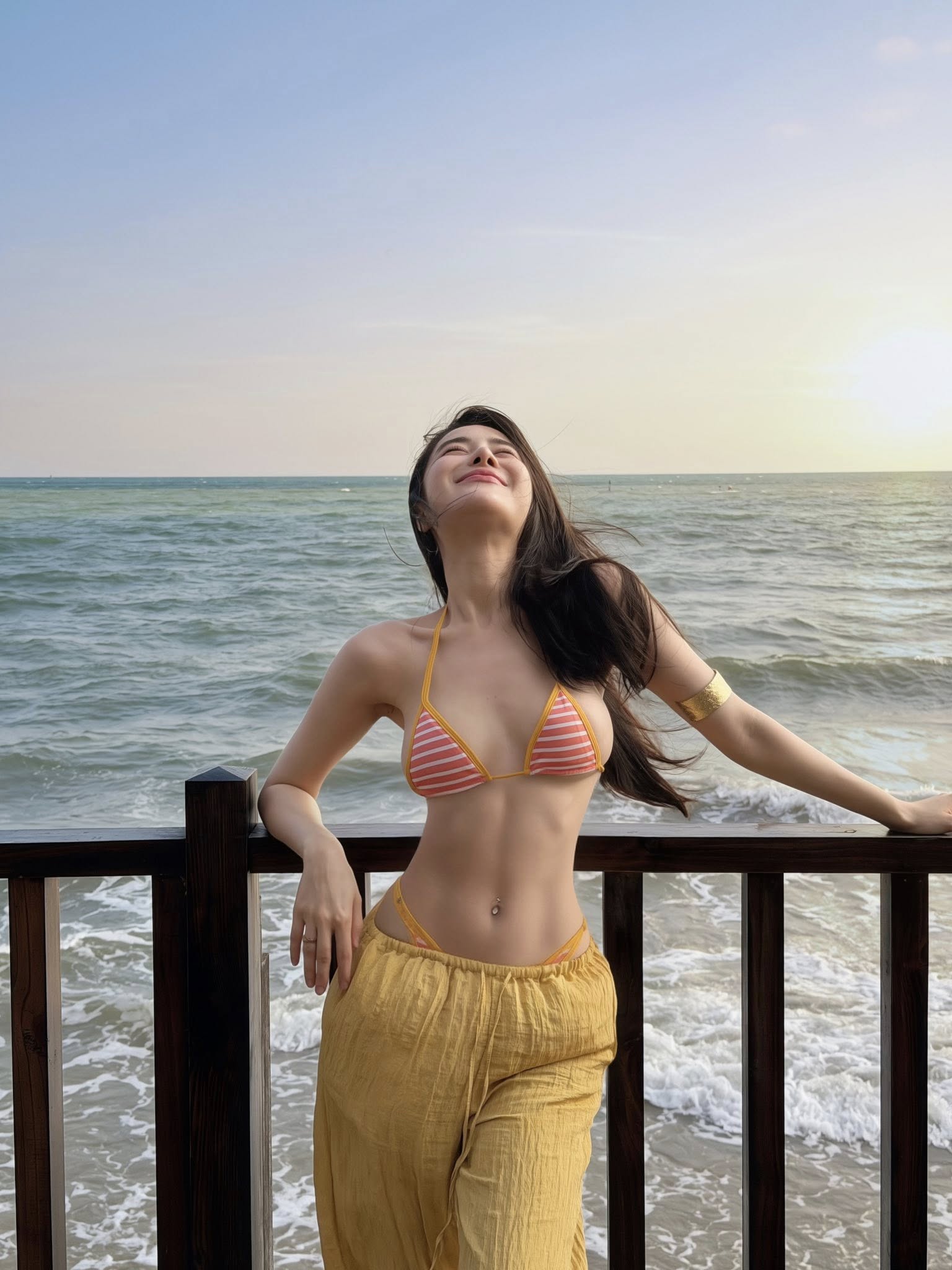 Nhìn vào cơ bụng của mẹ bỉm, netizen liên tục tự hỏi: Là đã có cuộc sinh nở nào chưa? 