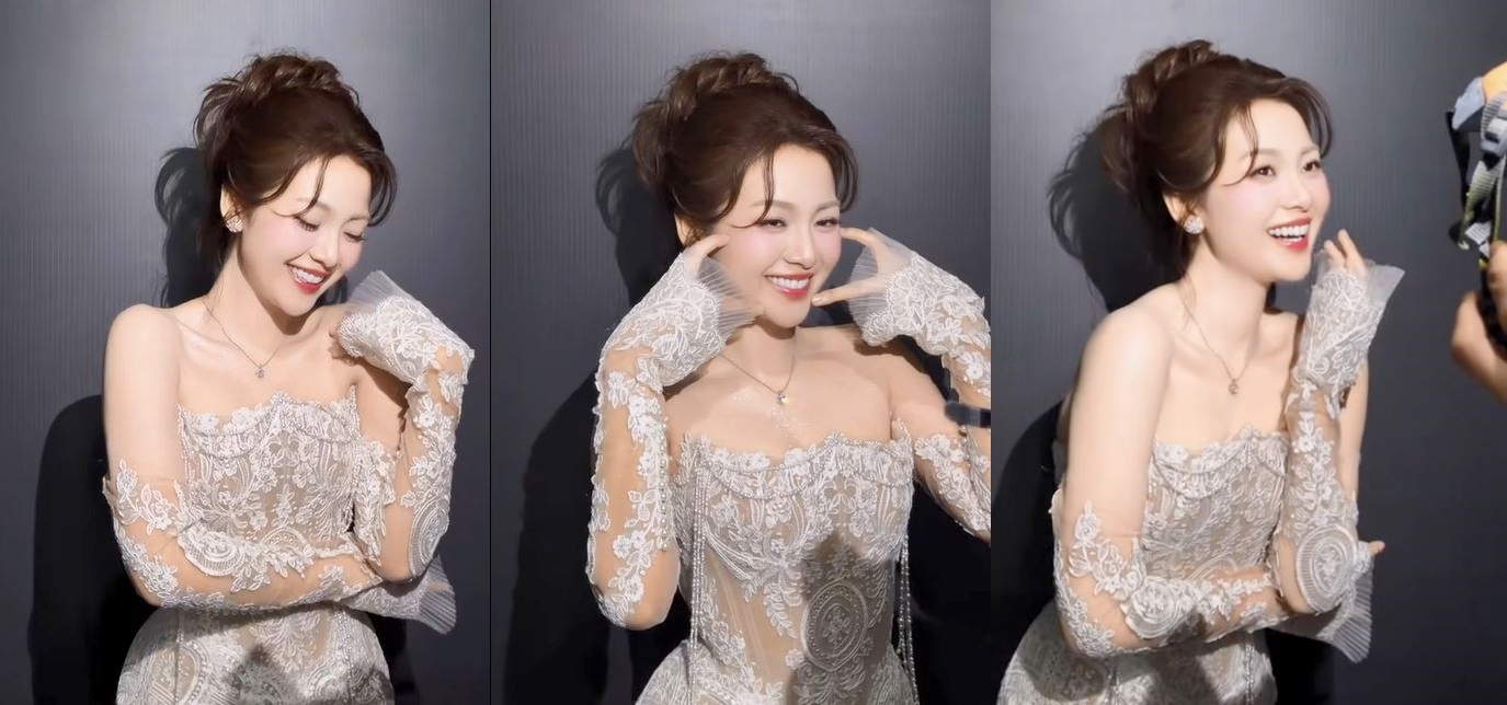 Lê Tam Triều Dâng xinh đẹp với vai trò cô dâu