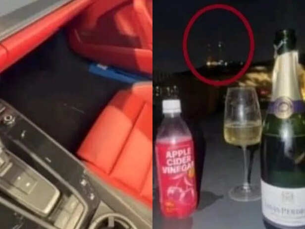 Trên trang cá nhân, Yoyomi đăng tải 2 bức ảnh xe sang và khung cảnh nhìn thẳng ra tháp Namsan (Hàn Quốc). Ảnh: KoreaBoo. 