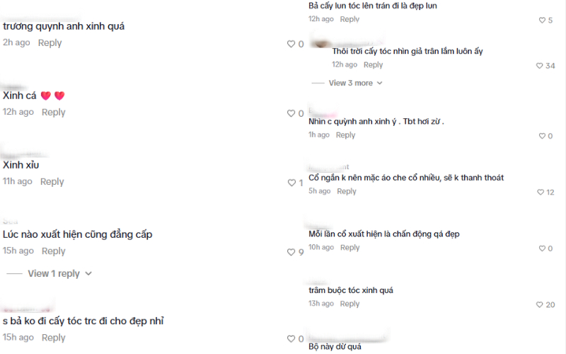 Tạo hình lần này của Thiều Bảo Trâm có chưa chinh phục được đại đa số, khiến Trương Quỳnh Anh nổi bật hơn.