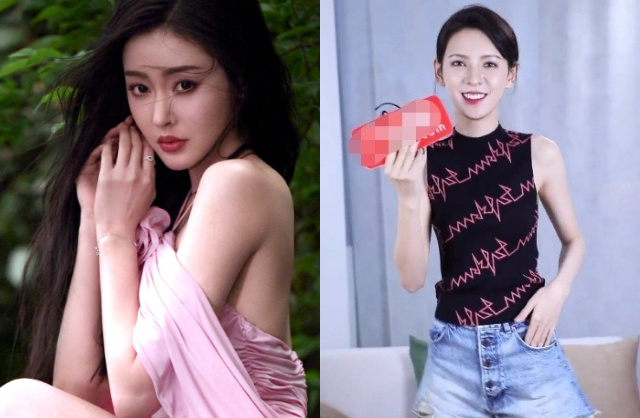 Trương Thiên Ái ăn cỏ, còn Trương Dư Hi húp cháo qua ngày  để có vóc dáng mảnh mai dưới 40 kg. Ảnh: Sina.