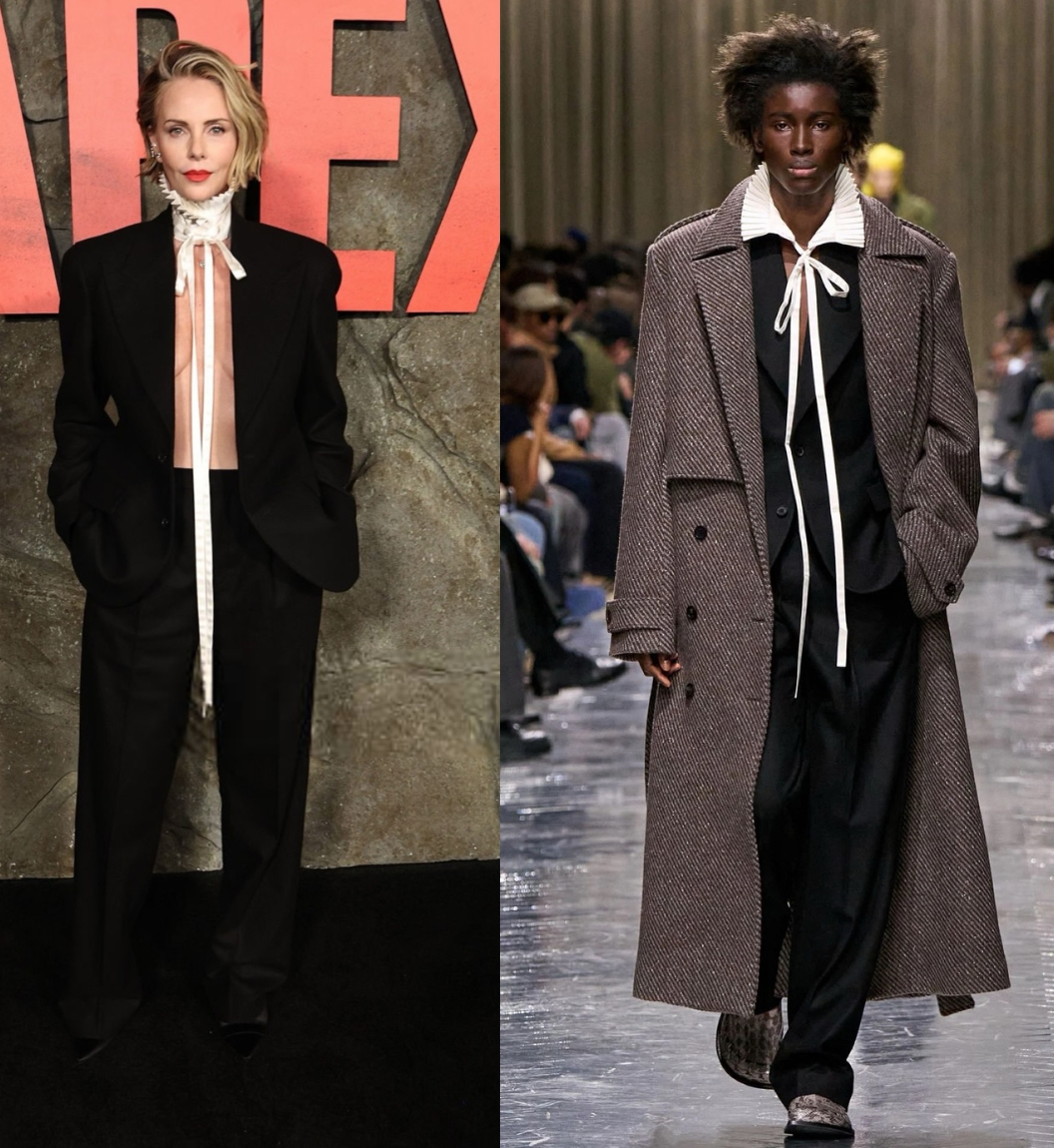 Bộ trang phục mà nữ diễn viên diện nằm trong BST Dior Menswear Thu/Đông 2026. Ảnh: Instagram