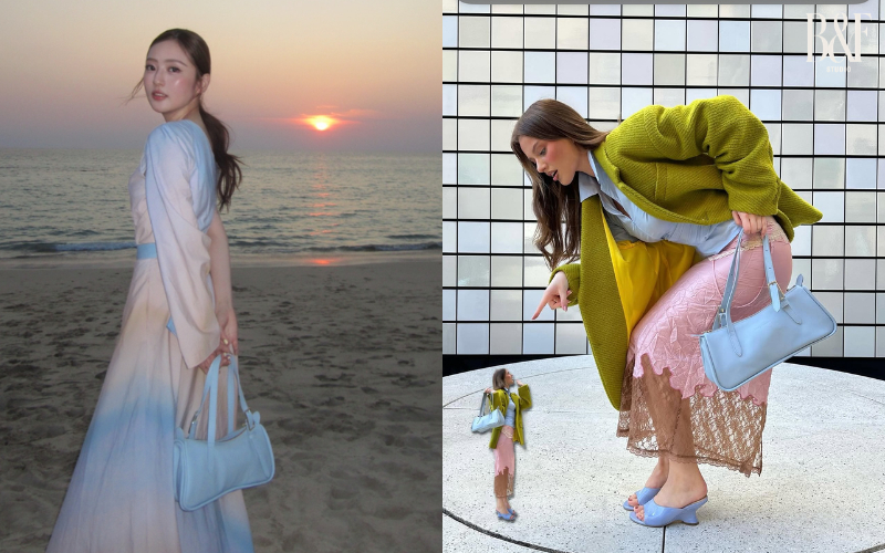   Điểm hay là chiếc túi này là nó không phải một item mang tính tuyên ngôn mạnh, nó không chiếm spotlight, nhưng lại khiến tổng thể look người mặc trông có gu hơn. Nhìn vào là biết chủ nhân có để tâm vào outfit chứ không phải mặc đại.   