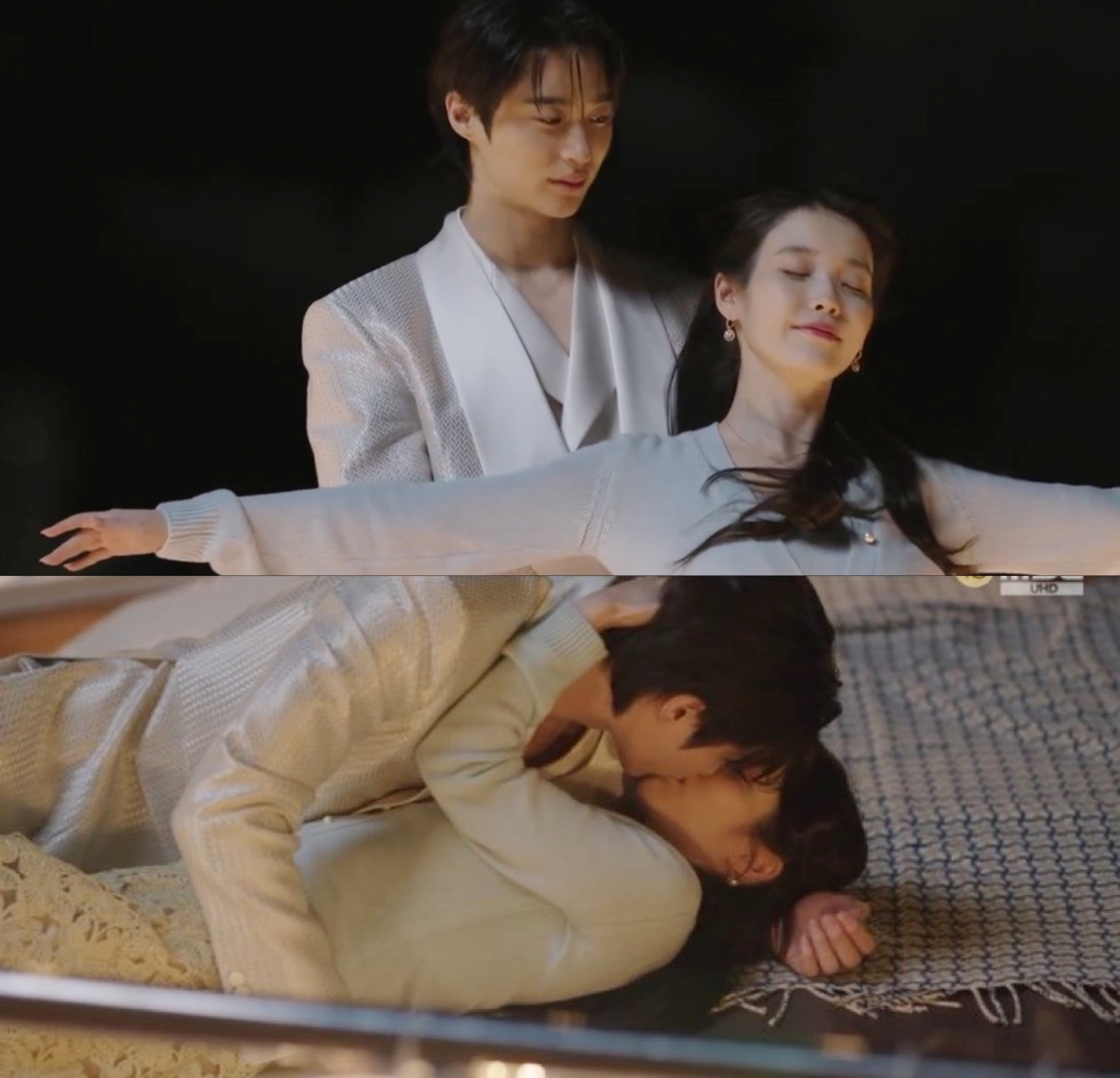 Cặp đôi trao nhau nụ hôn đầu