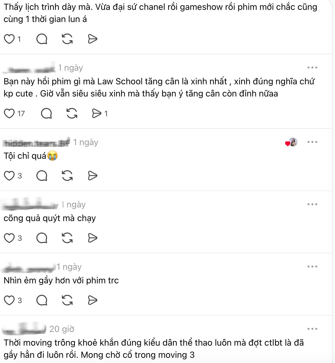 Netizen mong Go Youn Jung sớm tăng cân trở lại. 