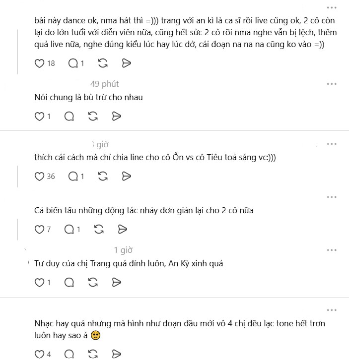 Nhiều tranh cãi về chất lượng tiết mục của đội Trang Pháp (Ảnh cap màn hình)