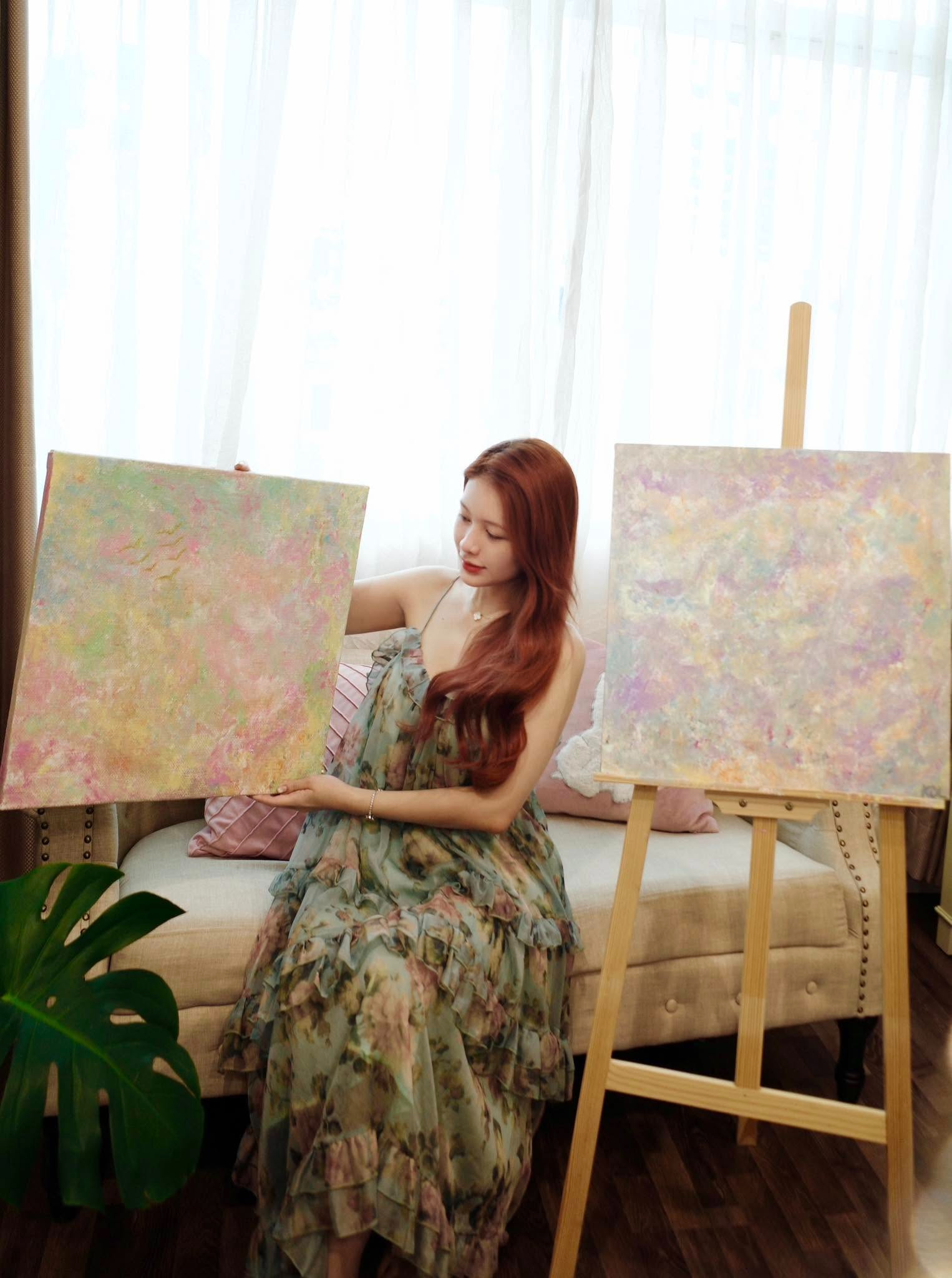 Cô nàng có niềm đam mê với nghệ thuật