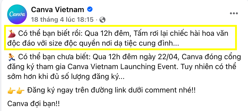 Đoạn văn sai bối cảnh, sai ngữ pháp tiếng Việt được đăng trên fanpage có tick xanh khiến nhiều người khó hiểu vì sự thiếu chỉn chu của đội ngũ