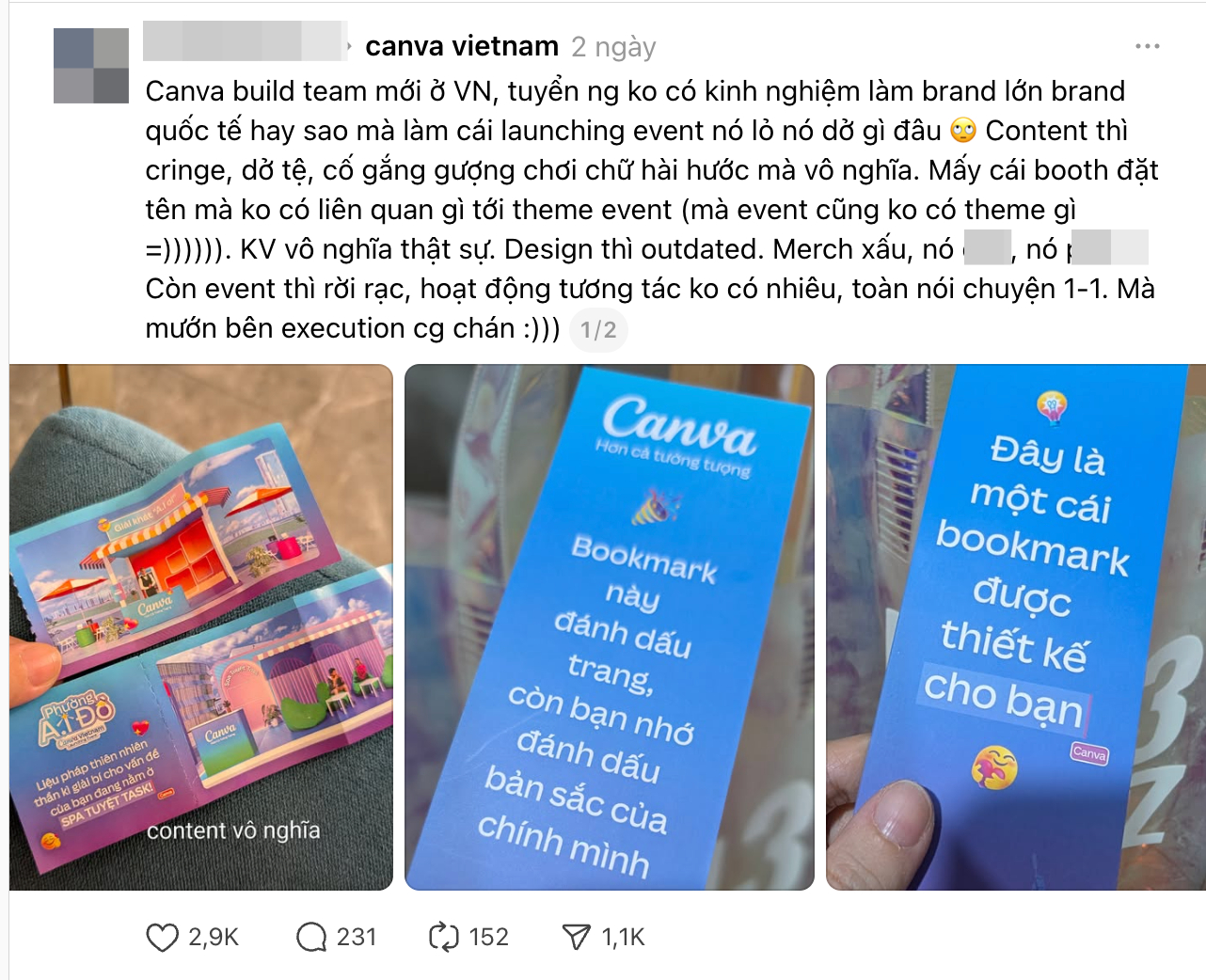 Sự kiện ra mắt Canva tại Việt Nam bị chỉ trích cẩu thả: Làm poster ếch một mắt, sai chính tả, bịa chuyện cô Tấm rơi hài sau 12h đêm