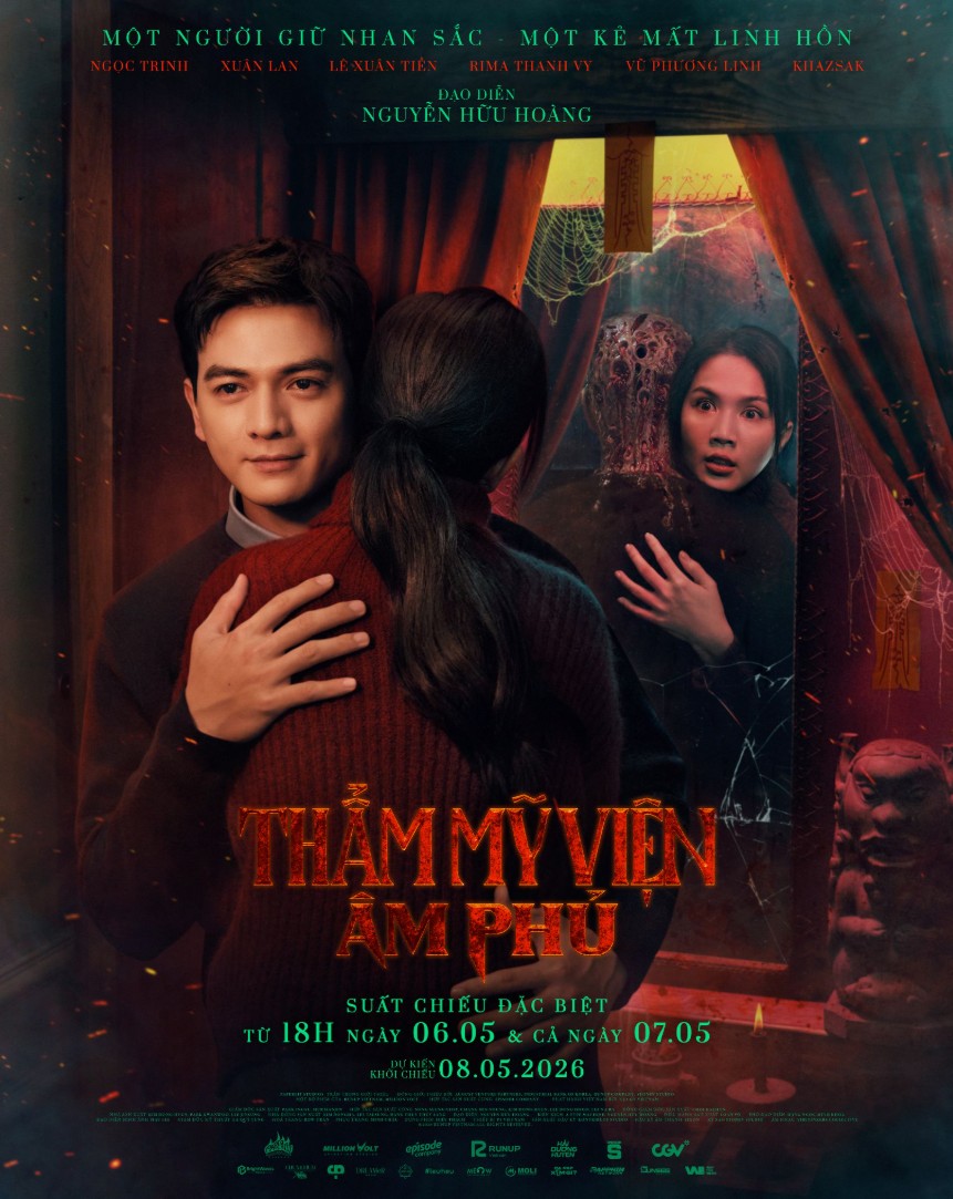 Thẩm Mỹ Viện Âm Phủ chứng kiến màn hợp tác đầu tiên trên màn ảnh giữa Ngọc Trinh và Lê Xuân Tiền.