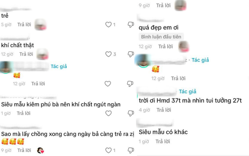 Cộng đồng mạng dành nhiều lời khen cho khí chất, nhan sắc trẻ trung hơn tuổi của Hề Mộng Dao.