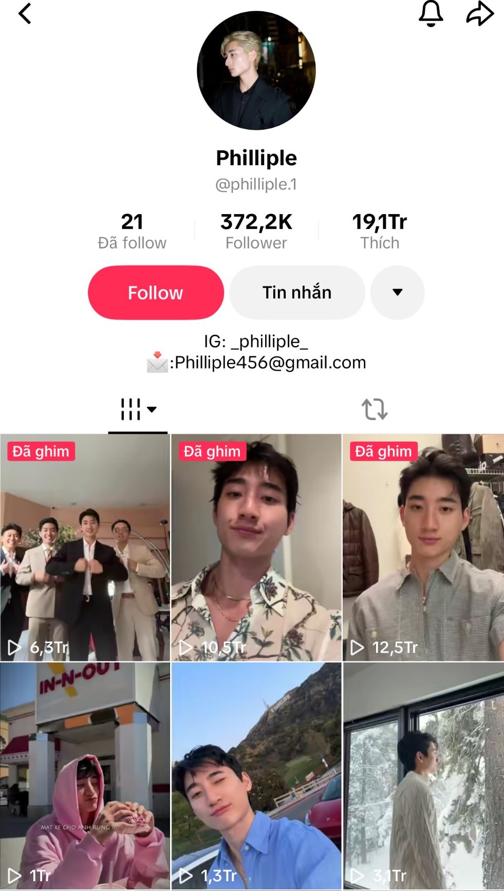 Nhiều người nhận ra Phillip Lê đã có động thái bỏ ghim đoạn clip chung với Hà Môi