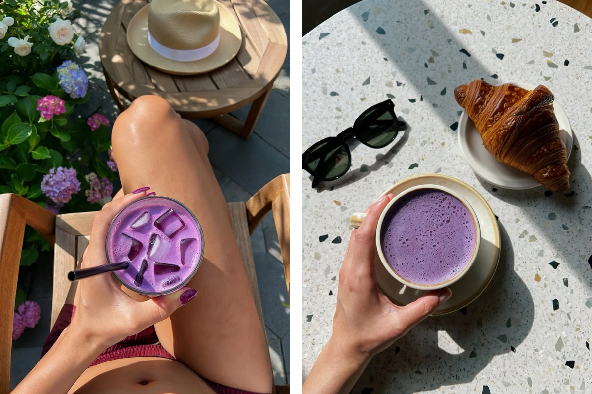 Ube latte trở thành món đồ uống 