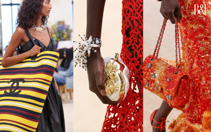  Như bao BST Cruise khác của Chanel, điểm sáng nhất vẫn nằm ở phụ kiện, đặc biệt là túi xách và trang sức. Ảnh: Instagram