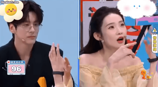 Màn tương tác của Ngụy Triết Minh và Trương Nghệ Phàm trên chương trình khiến Chung Hán Lương thích thú.
