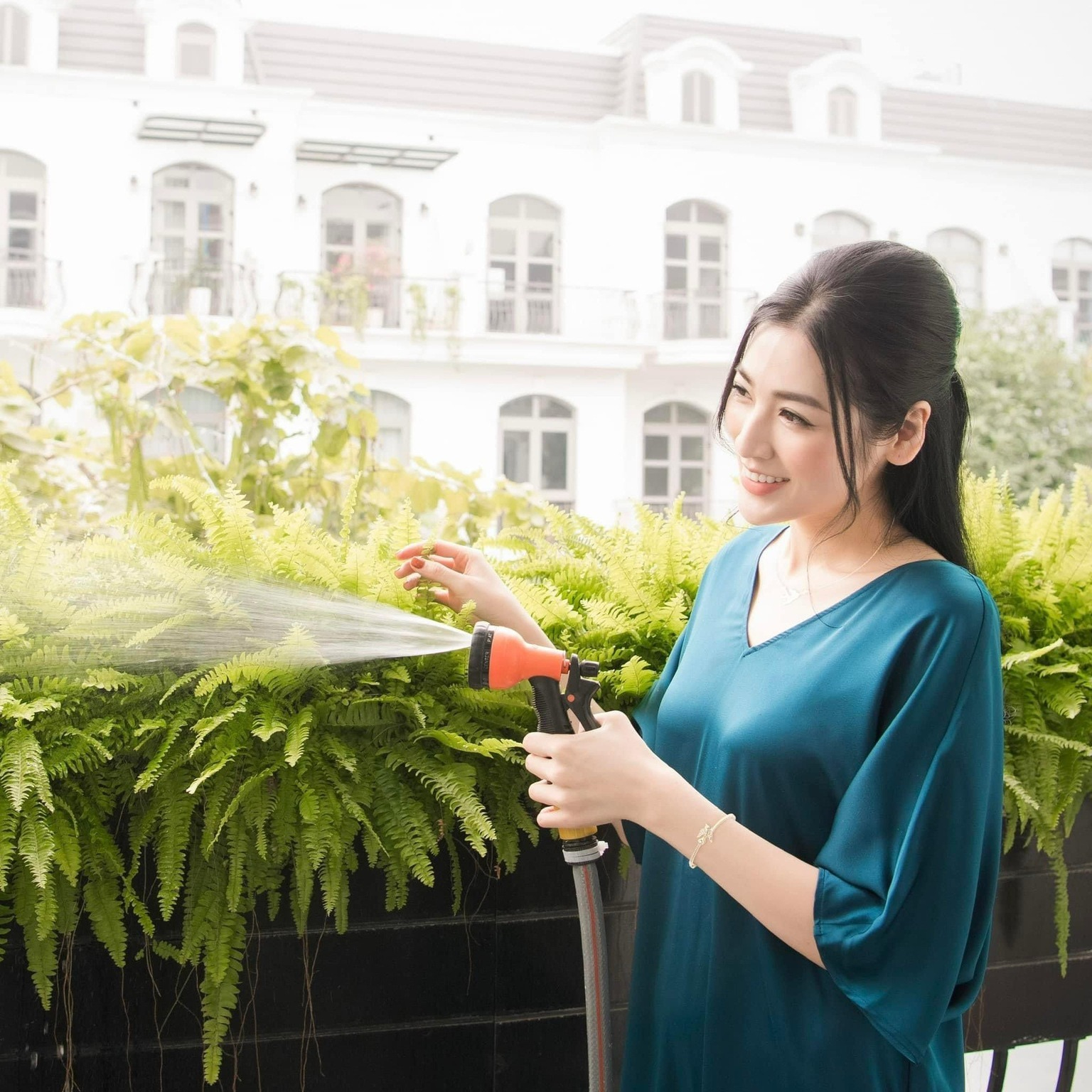 Không gian sân vườn thoáng đãng