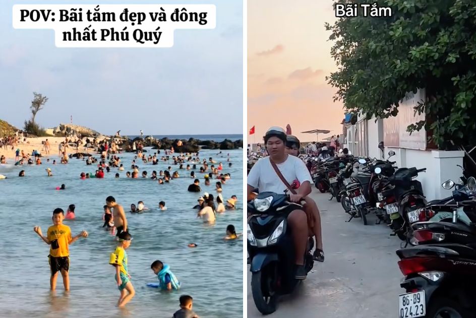 Phú Quý ngay lúc này: Cảng tàu đông nghịt, quán xá hết sạch, đảo nhỏ hoạt động hết công suất đón khách