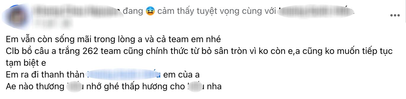 Một người đồng đội của H. đã đăng tải bài viết