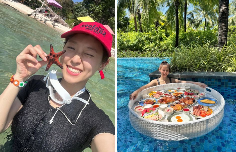 Trên trang cá nhân 3,8 triệu lượt theo dõi, Seolhyun chia sẻ loạt ảnh đầy năng lượng tại Phú Quốc, ghi lại những khoảnh khắc thư giãn giữa biển xanh, cát trắng. 