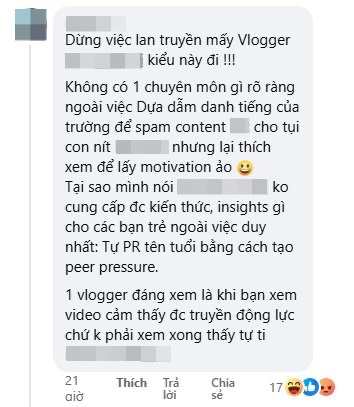 Một số bình luận hoài nghi, công kích Jenny Huỳnh, cho rằng 