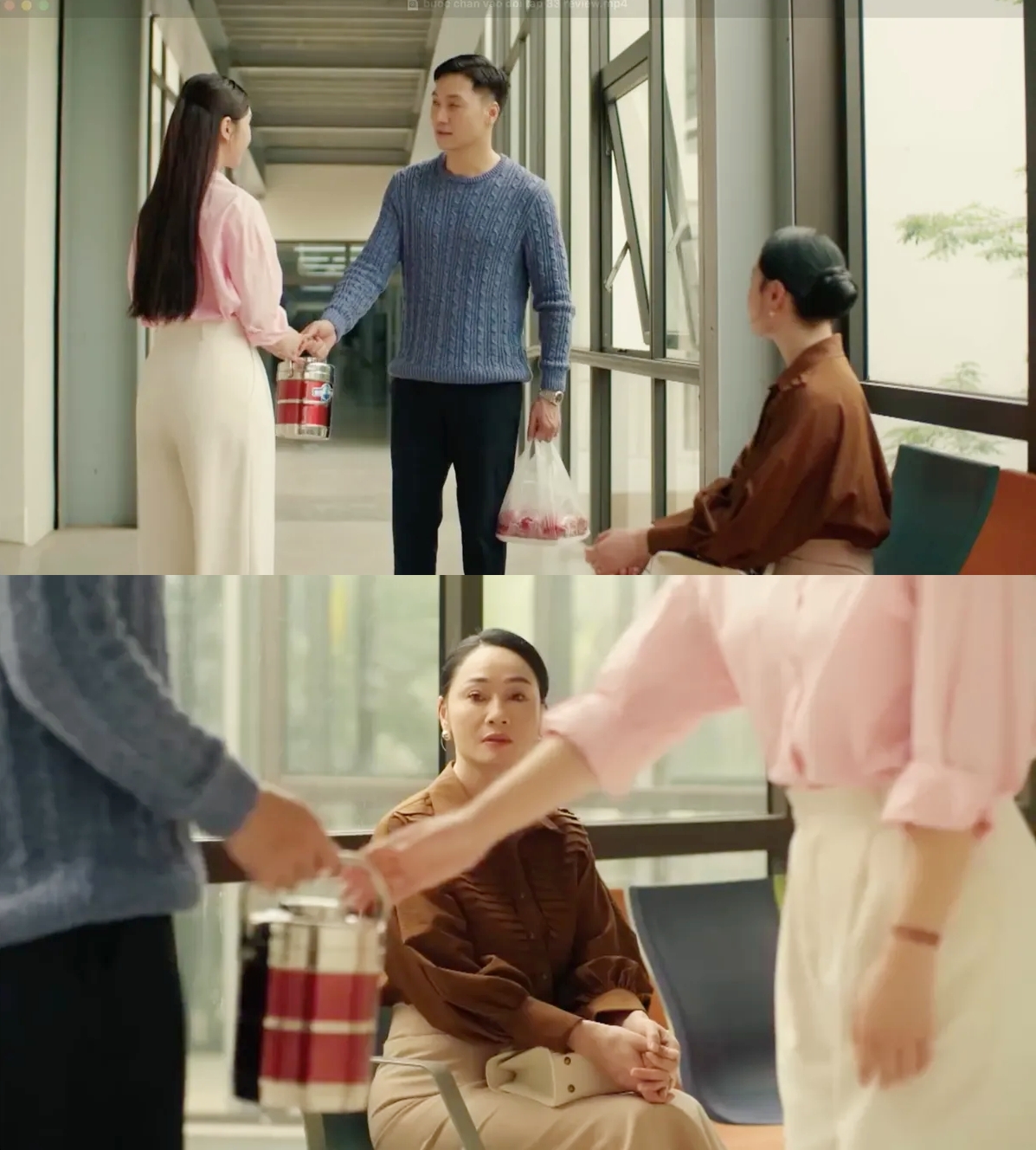 Thương chu đáo khi chăm cô Hạnh - mẹ của Lâm