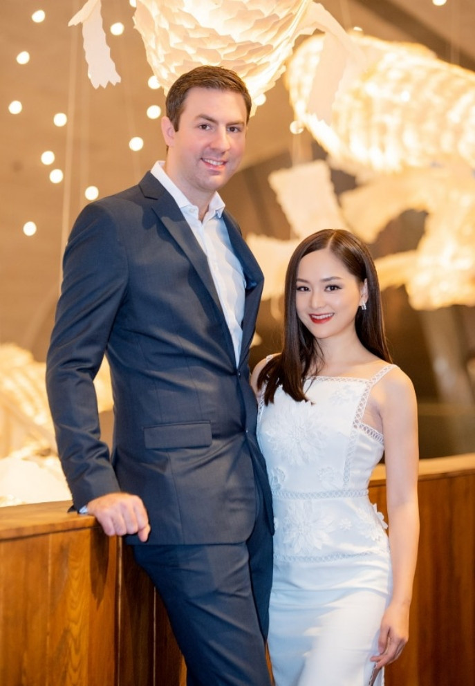   Lan Phương kết hôn với David Duffy vào năm 2018, cả hai có chung 2 con trước khi rạn nứt. Ảnh: Tổng hợp  
