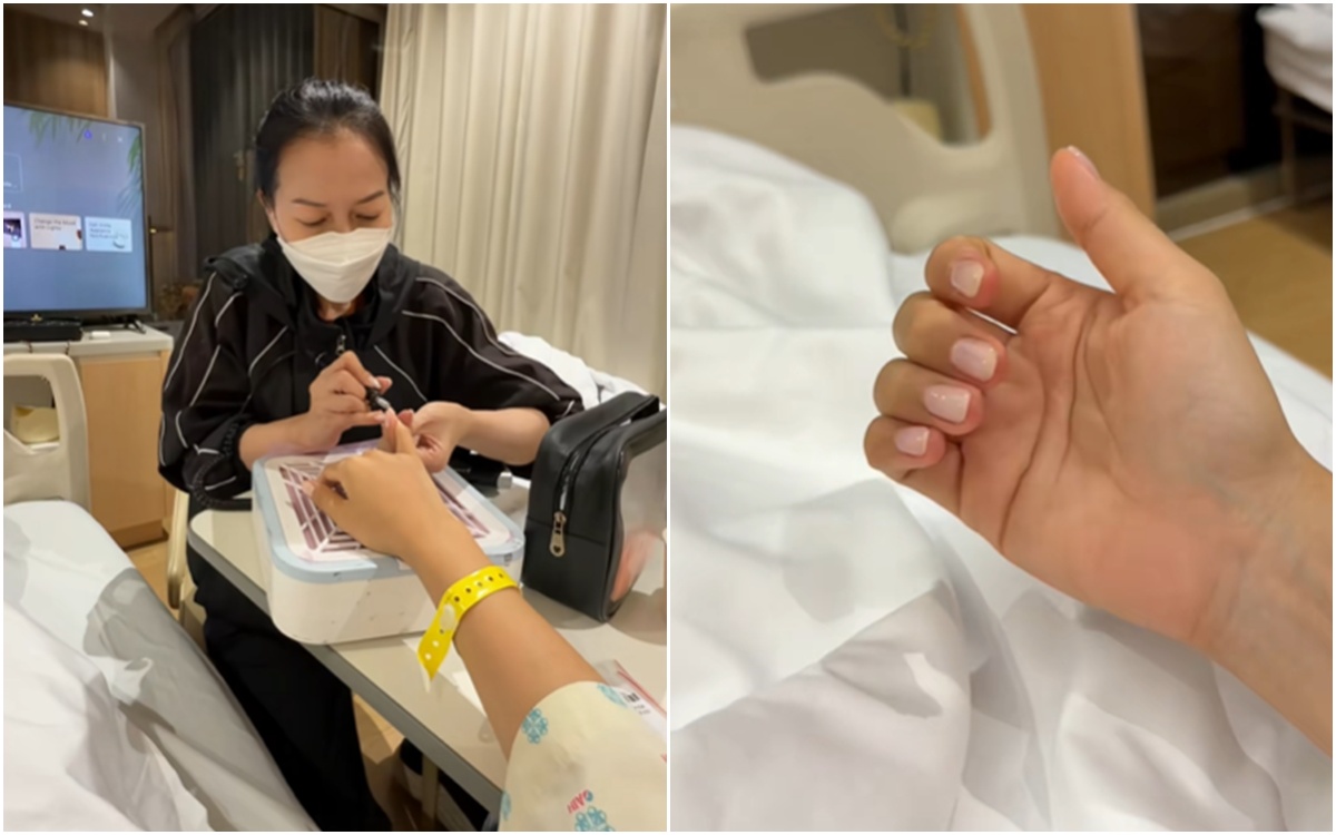 Sau vài ngày sinh con, Linda Ngô đã gội đầu, làm móng khiến netizen tranh luận rôm rả
