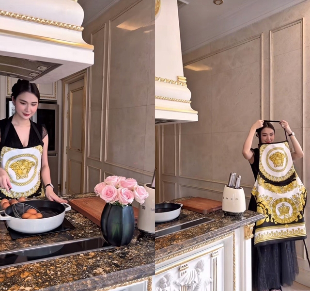 Tạp dề hàng hiệu.