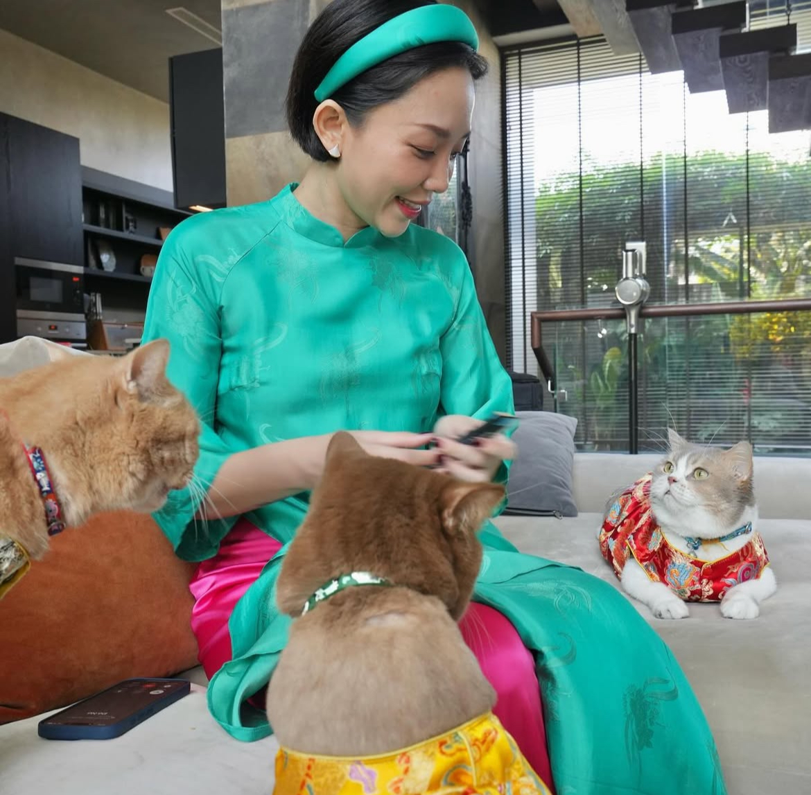 Những chú mèo này gắn với cuộc sống hôn nhân của Tóc Tiên và Touliver 