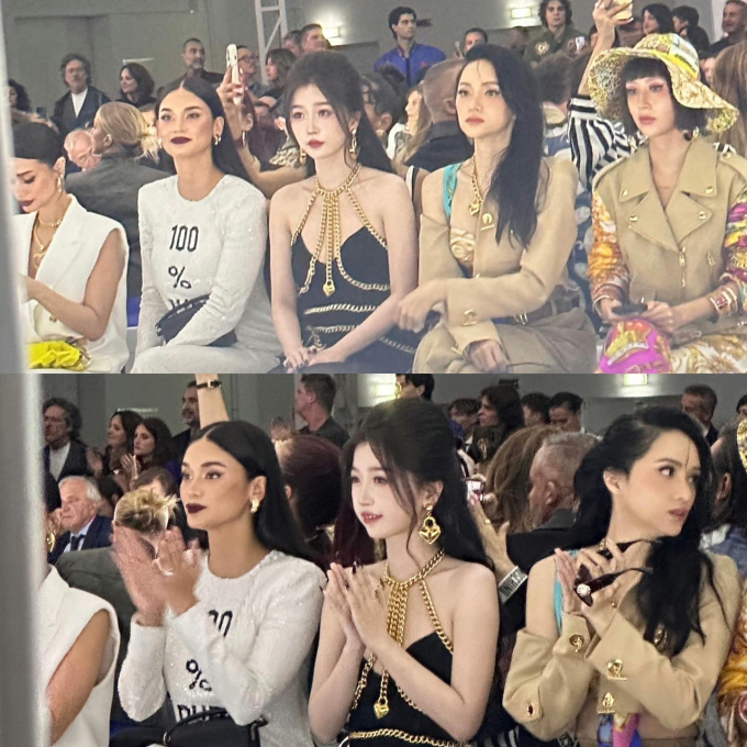 Qua caemra thường, netizen càng cho rằng thần thái của Hương Giang còn lấn át Ngu Thư Hân kế bên