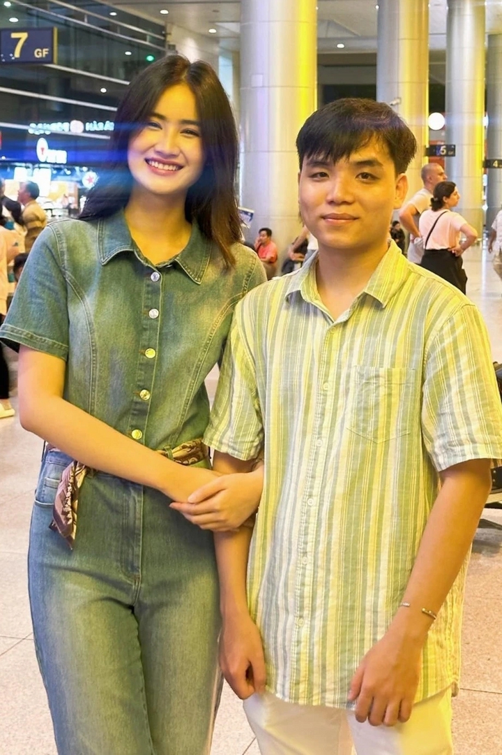   Người đẹp công khai chuyện tình cảm với bạn trai ngay sau khi giành vương miện Hoa hậu Thế giới Việt Nam 2023. Ảnh: Tổng hợp  