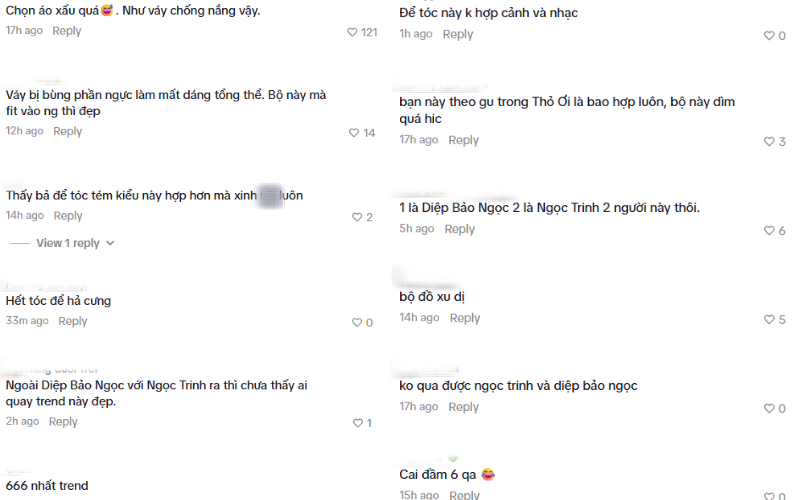 Tạo hình nhận về phản ứng chê nhiều hơn khen của Lyly.