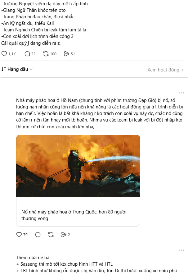 Thông báo gây phẫn nộ của show Trung có Trang Pháp tham gia