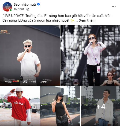 Trong bài đăng mới nhất cập nhật hình ảnh tổng duyệt trước thềm sự kiện, nam ca sĩ cũng hoàn toàn vắng bóng