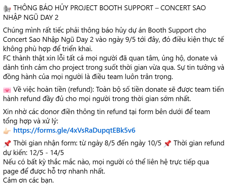 FC Hải Đăng Doo hủy project