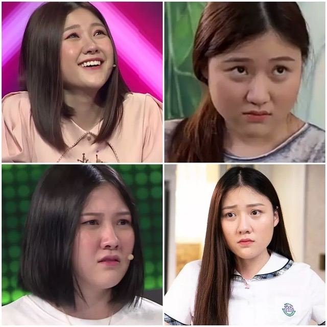 Ngoại hình mũm mĩm của Uyển Ân thời điểm mới bước chân vào showbiz. Lúc này, phần cánh mũi của nữ diễn viên khá bành, không được thon gọn như hiện tại. (Ảnh:FB)