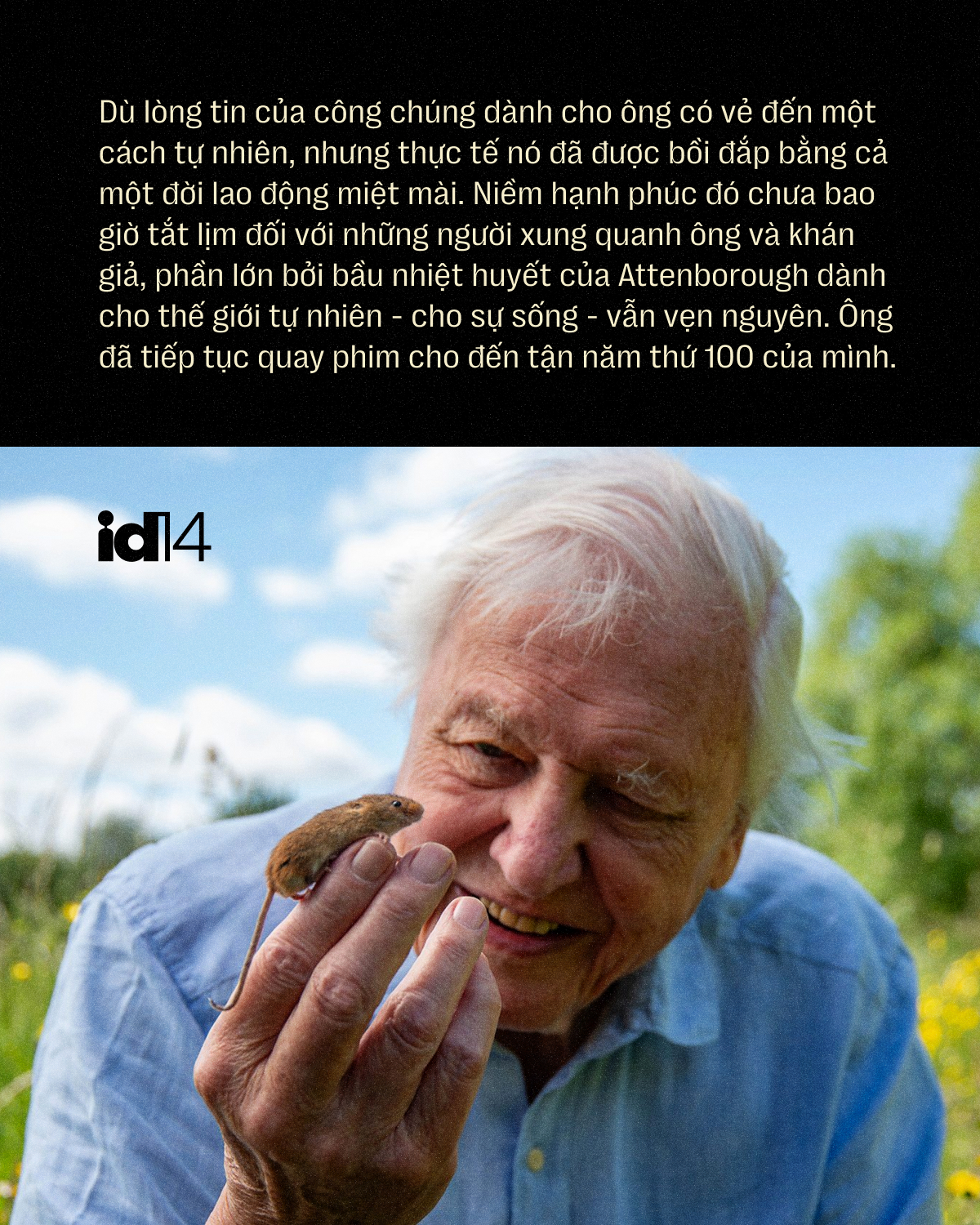 Sir David Attenborough: 100 năm sống, 70 năm làm phim tài liệu và một 
